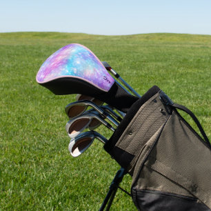 Mooie Kleurrijke Glitterende Achtergrond Golfheadcover