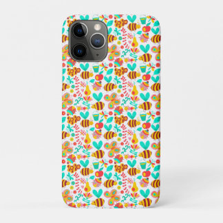Mooie kleurrijke insecten patronen iPhone 11 pro hoesje