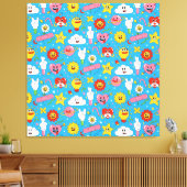 Mooie Kleurrijke Karakters Pop Art Canvas (Insitu (Woonkamer))