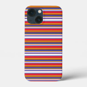 Mooie kleurrijke magische strepen iPhone 13 mini hoesje