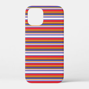 Mooie kleurrijke magische strepen iPhone 12 mini hoesje