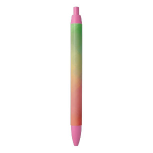 Mooie Kleurrijke Modieuze Template Roze Rood Oranj Blauwe Inkt Pen