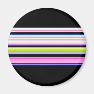 Mooie kleurrijke neon strepen magneet