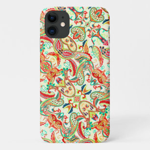 Mooie kleurrijke paisleyprint iPhone 11 hoesje