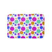 Mooie kleurrijke poka Dots Pattern Badmat (Voorkant)