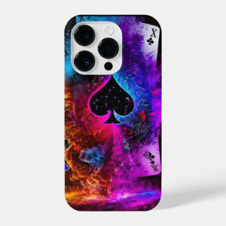 MOOIE KLEURRIJKE POKER KAART iPhone 14 PLUS HOESJE