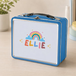 Mooie Kleurrijke Regenboog Kinderen School Persoon