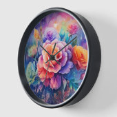 Mooie kleurrijke Rozen Wood Lijst (Hoek)