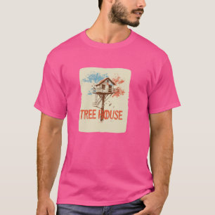 Mooie kleurrijke Treehouse Outfit T-shirt