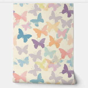 Mooie kleurrijke vlinder lente kleuren behang