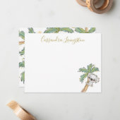 Mooie Koala Beer Notitiekaart Notitiekaartje (Voorkant / Achterkant in situ)