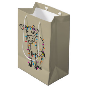 Mooie Koe Kerstverlichting Vaarzen Vakantie Boerde Medium Cadeauzakje
