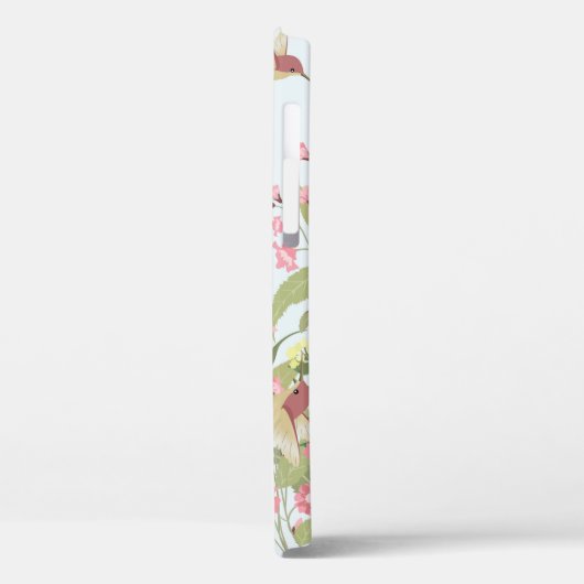 Mooie kolibrie in de bloemenhoed Case-Mate iPhone case (Achterkant / Links)