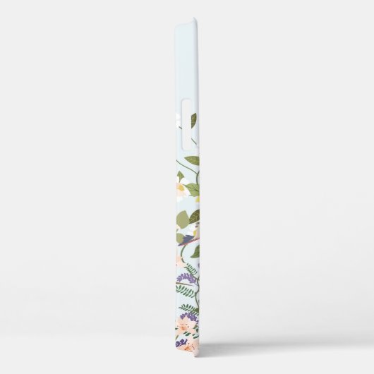 Mooie kolibrie in de bloemenhoed Case-Mate iPhone case (Achterkant / Rechts)