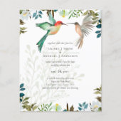 Mooie KOLIBRIE Paar Huwelijk (Voorkant)