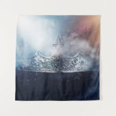 Mooie koningin en koningskroon wandkleed (Voorkant)