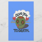 Mooie kool waar ik van Afrika hou Briefpapier (Voorkant)