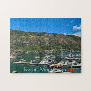 Mooie Kotorbaai in Montenegro reis Legpuzzel