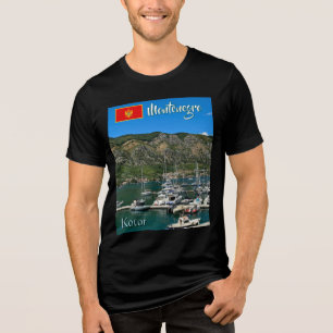 Mooie Kotorbaai in Montenegro reis Tri-Blend Shirt