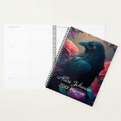 Mooie kraai en Rozen gepersonaliseerd Planner (Display)