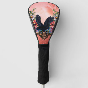 Mooie kraai golfheadcover