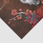 Mooie kraan tissuepapier (Detail)