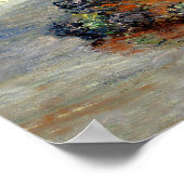 Mooie kunst, Claude Monet Jerusalem Artichoke Flow Poster (Hoek)