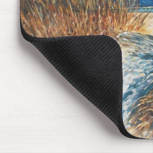 Mooie kunst met zijdekunst en Dunes Muismat (Hoek)