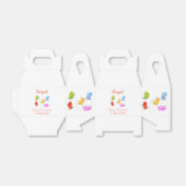 Mooie kwallen springen cartoon illustratie bedankdoosjes (Uitgevouwen)