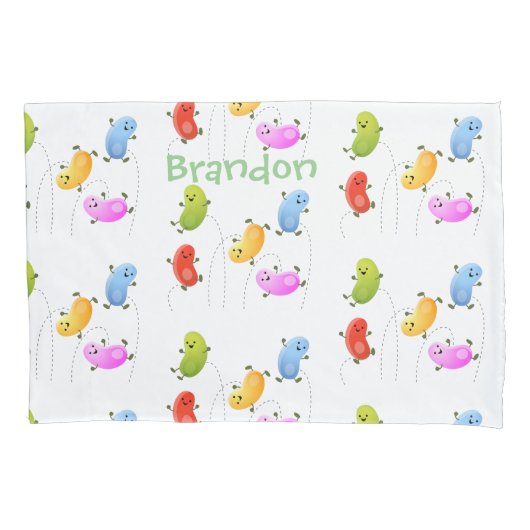 Mooie kwallen springen cartoon illustratie kussensloop (Voorkant)