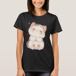 Mooie Lachende Kat T-Shirt