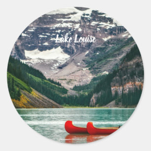 Mooie Lake Louise, Canada  Ronde Sticker