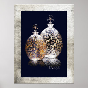 Mooie Lalique Perfume-flessen Poster