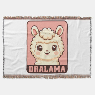 Mooie lama illustratie ontwerp deken