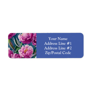 Mooie landtuinvolken etiket