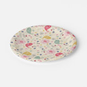 Mooie landvogels papieren bordje (Gekanteld)