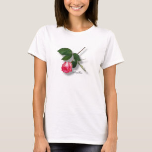 Mooie lange roze roze roze roze roze roze roze roe t-shirt