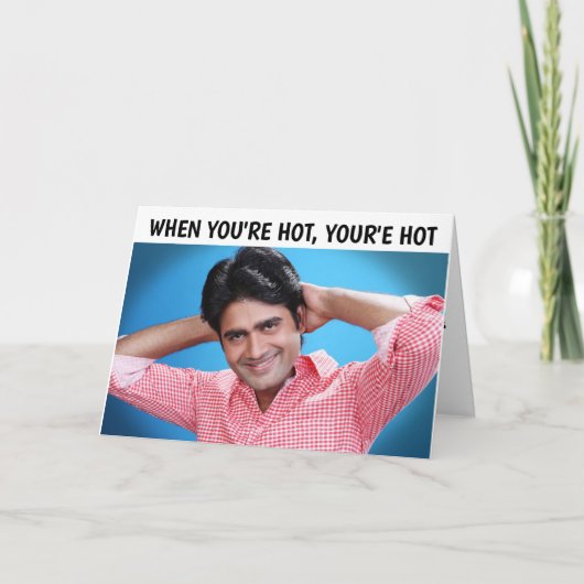 MOOIE LATIJNSE HUNK VERJAARDAGSKAARTEN VOOR HAAR KAART (Voorkant)