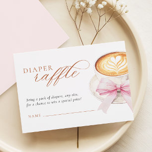 Mooie Latte Kunst Luiers Raffle Kaart