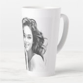 Mooie latte Mok (Rechterhoek)