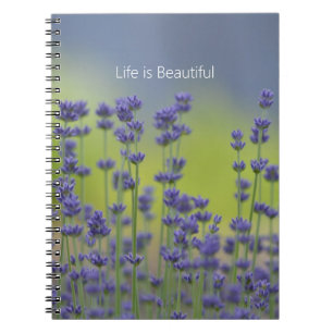 Mooie Lavendel Bloemen (mijn fotografie) Notitieboek