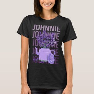 Mooie Lavendel - Johnnie Name T-shirt
