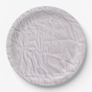Mooie lavendel papieren borden met gekreukeld ontw bordje