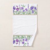 Mooie lavendel patroon ontwerp badhanddoek set bad handdoek (Handdoek)