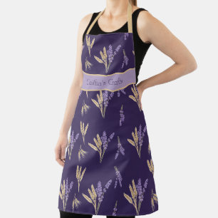 Mooie Lavendel & Tarwe Paarse Schort