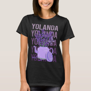 Mooie Lavendel - Yolanda Naam T-shirt