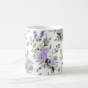 Mooie lavendelbloemen koffiemok