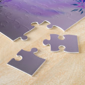 Mooie lavender-boom van het leven Puzzle Legpuzzel (Zijkant)