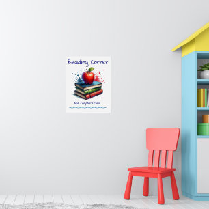 Mooie lees school POSTER KLASLOKAAL Personaliseer
