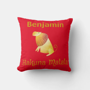 Mooie Leeuw Hakuna Matata Kussen